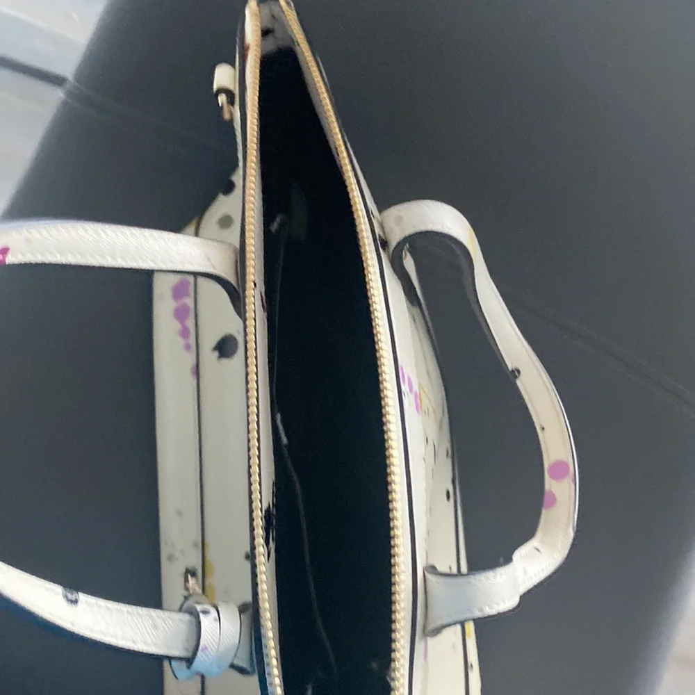 Henri Bendel limited edition splatter paint bag! - Picture 3 of 4